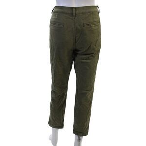 Current/Elliott Women Cropped Ankle Chino Khakis Green Size 27
